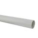 Lindab Aluminium Intermediate Pipe - 75mm x 1mtr White