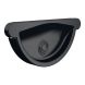 Lindab Aluminium Gutter Self-Locking Stop End - 150mm Black