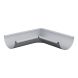 Lindab Aluminium Gutter Internal Angle 90 - 150mm Silver Metallic