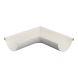 Lindab Aluminium Gutter External Angle 90 - 125mm White