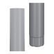 Lindab Aluminium Downpipe - 100mm x 3mtr Silver Metallic