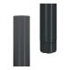 Lindab Aluminium Downpipe - 87mm x 3mtr Anthracite Grey