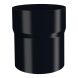 Lindab Aluminium Pipe Connector - 75mm Black