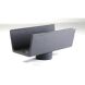 Cast Iron Box Gutter Running Outlet - 100mm for 75mm Downpipe Primed