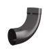 Lindab Steel Downpipe Bend with Socket 85 - 100mm Coffee Brown