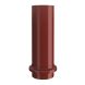 Lindab Steel Drain Shoe - 75mm Dark Red