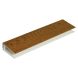 Shiplap Cladding Two Part Top Edge Trim - 3mtr Golden Oak