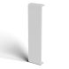 410mm White Fascia Capping Box End Board - 10mm x 1.25mtr