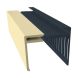Weatherboard Cladding Vented Top Edge Closer Trim - 25mm Sand