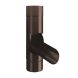 Lindab Steel Adjustable Diverter - 75mm Coffee Brown