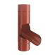 Lindab Steel Adjustable Diverter - 87mm Tile Red
