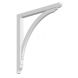Gallows Bracket Exterior - 50mm x 745mm x 770mm White