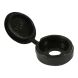 Screw Cover Caps - 6-8 Gauge Black - Pack of 100