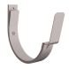 Lindab Steel Gutter 70mm Flex-Fit Fascia Bracket - 125mm Silver Metallic