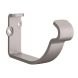 Lindab Steel Gutter Fascia Bracket - 100mm Silver Metallic