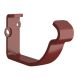 Lindab Steel Gutter Fascia Bracket - 125mm Dark Red