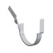 Lindab Steel Gutter Side Fix Rafter Bracket - 125mm Silver Metallic