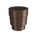 Lindab Steel Drain Connector - Brown