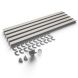 Galeco PVC Half Round Gutter Kit Grey - 150mm
