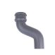 Cast Iron Round Downpipe Offset - 150mm Projection 75mm Primed