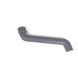 Cast Iron Round Downpipe Offset - 457mm Projection 75mm Primed
