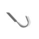 Cast Iron Round Steel Holdfast - 75mm Primed