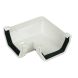 FloPlast Square Gutter Angle - 90 Degree x 114mm White