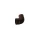 FloPlast Round Downpipe Bend - 92.5 Degree x 68mm Brown