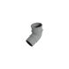 FloPlast Round Downpipe Offset Bend - 112.5 Degree x 68mm Grey