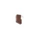 FloPlast Square Downpipe Shoe - 65mm Brown
