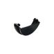 FloPlast Half Round Gutter External Stopend - 112mm Black