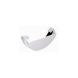 FloPlast Half Round Gutter External Stopend - 112mm White