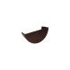 FloPlast Half Round Gutter Internal Stopend - 112mm Brown