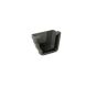 FloPlast Ogee Gutter External Stopend Left Hand - 110mm x 80mm Anthracite Grey