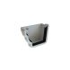 FloPlast Ogee Gutter External Stopend Left Hand - 110mm x 80mm White