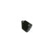 FloPlast Ogee Gutter External Stopend Right Hand - 110mm x 80mm Black