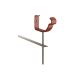 Lindab Steel Gutter Rise & Fall Bracket - 125mm Tile Red