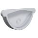 Lindab Steel Gutter Self-Locking Stop End - 150mm Silver Metallic