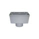 FloPlast Industrial/ Xtraflo Gutter Hopper - 110mm Grey
