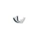 FloPlast PVC Half Round to PVC Ogee Left Hand Gutter Adaptor - White