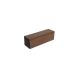 FloPlast Square Downpipe - 65mm x 5.5mtr Brown