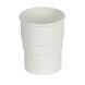 FloPlast Round Downpipe Socket - 68mm White