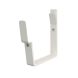 Lindab Rectangular Steel Gutter 70mm Flex-Fit Fascia Bracket - 140mm Antique White