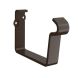 Lindab Rectangular Steel Gutter Fascia Bracket - 140mm Brown