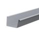Lindab Rectangular Steel Gutter - 140mm x 3mtr Silver Metallic
