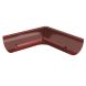 Lindab Steel Gutter Internal Angle 90 - 125mm Dark Red