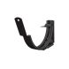 Lindab Steel Gutter Adjustable Fascia Bracket - 125mm Coffee Brown