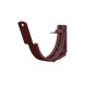 Lindab Steel Gutter Adjustable Fascia Bracket - 125mm Dark Red