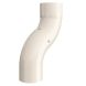 Lindab Steel One-Piece 50mm Downpipe Offset - 100mm Antique White
