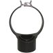 FloPlast Solvent Weld Soil Strap Boss - 110mm Cast Iron Effect